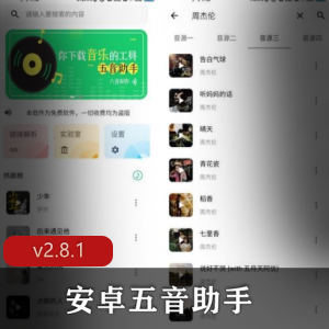 安卓五音助手v2.8.1无损下载