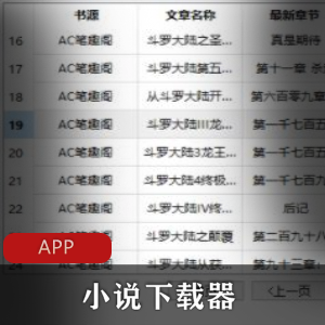 PC端小说下载器APP