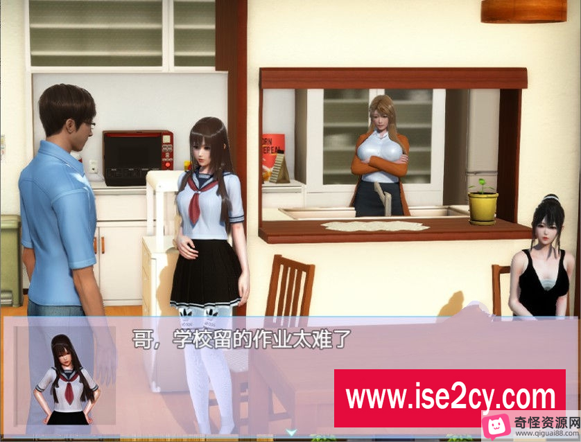 幸福家庭特别版：春节番外DLC，PC/安卓，养成高自由，女角色，视频丰富