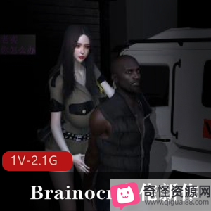 Brainocn大神新作：冷傲女督查抓M黑M狗，1V-2.1G，超人气！