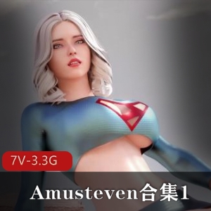 Amusteven动漫H漫大制作，碰撞无圣光，视频精美细腻